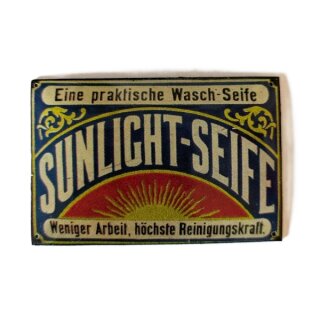 Werbeschild Sunlight Seife