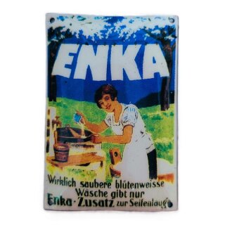 Werbeschild Enka-Zusatz Waschpulver
