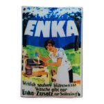Werbeschild Enka-Zusatz Waschpulver