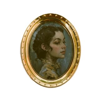 Bild Gemälde Porträt Dame