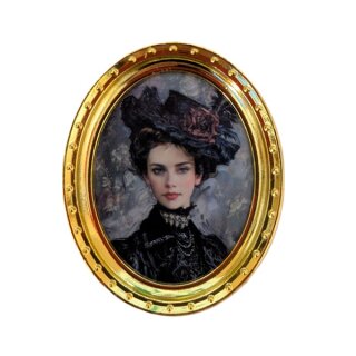 Bild Gemälde Porträt Dame