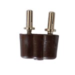 Stecker dunkelbraun