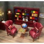 Sessel Lehnstuhl Ohrensessel Deluxe