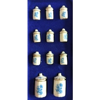 Vorratsdosen Porzellan 22-teilig