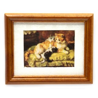 Bild Katzemutter mit Kätzchen