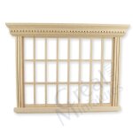 Großes Fenster mit Acrylglas natur