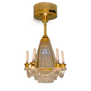 Hängelampe Leuchter Kristall LED mit Schalter