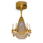 Hängelampe Leuchter Kristall LED mit Schalter