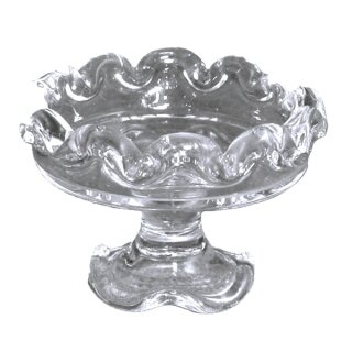 Tortenplatte Glasschale mit Fuß