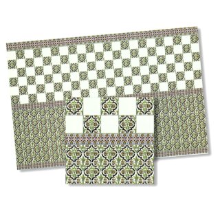 Viktorianische Wandfliesen geprägt