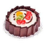 Torte Frucht mit Schokolade