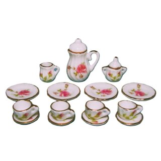 Kaffeeservice Rose 17-teilig