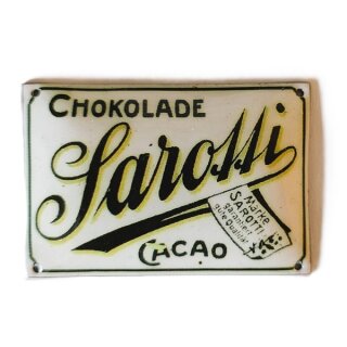 Werbeschild Schokolade