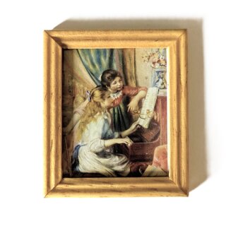 Gemälde Mädchen am Klavier