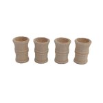 Holz Becher 4 Stück