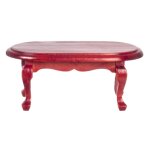 Sofatisch oval mahagoni