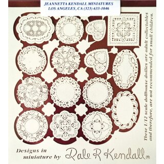 Spitzendeckchen Papier 15-teilig