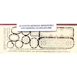 Kleine Spitzendeckchen Papier 10-teilig