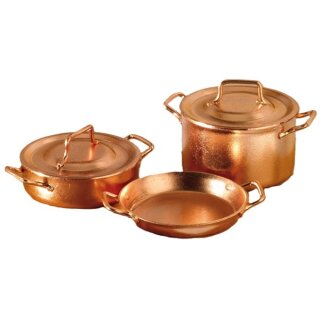 Topfset Kupfer 5-teilig