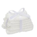Handtuch Set weiß mit Schleife