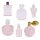 Parfümflaschen Kosmetik Set 6 teilig