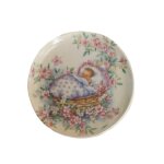 Wandteller Sleeping Baby pink