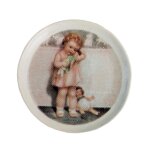 Wandteller Girl with Dolls