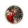 Wandteller Santa am Christbaum