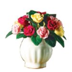 Blumenvase mit Rosenstrauß