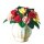 Vase mit Rosenstrauß