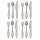 Besteck antik silber 12-teilig